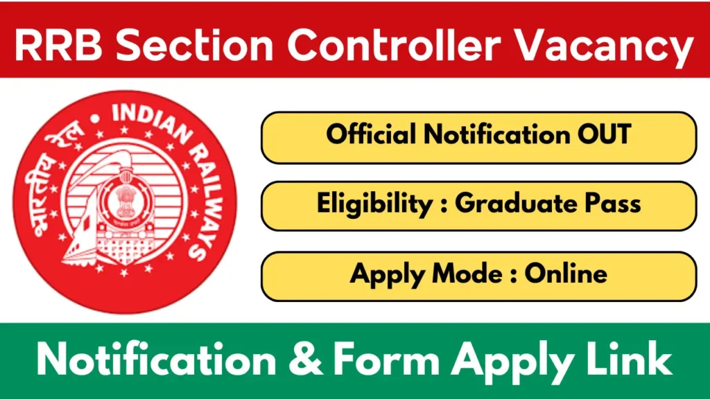 RRB Section Controller Recruitment 2025 sarkari jobs exam